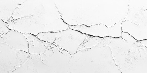 Detailed textures of smooth white concrete with cracks and imperfections in a realistic setting