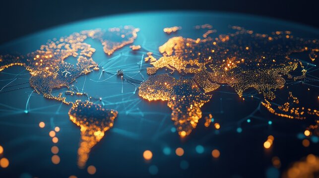 global map, illustrating the broad reach of a simple yet powerful email marketing campaign