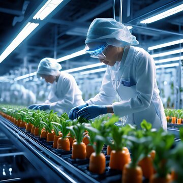 Farming, eco-friendly farming, orchards, greenhouses, hydroponics, future farming, automated systems, hybrid farming, factories, automatic packaging, robots, tomatoes, avocados, apples, grapes, waterm