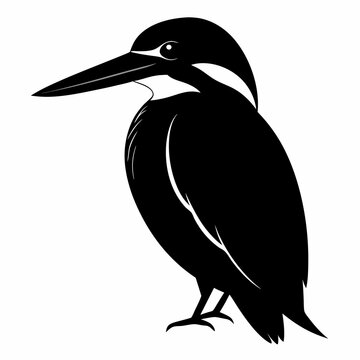 recommend clip art: Kingfisher Black silhouette
