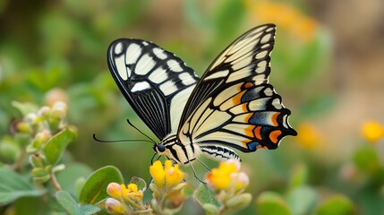 Fototapeta premium a butterfly named Glaucopsyche xerces,beautiful,flying, --ar 16:9 --style raw --v 6.1 Job ID: 9ca01262-d57f-4ac0-8f91-4c1e9974e3cd