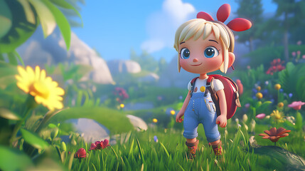 A cartoon character cute Action-Adventure Games