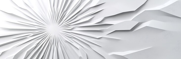 Obraz premium Shimmering Starburst Abstract Background - Minimalist 3D Rendering with Copy Space for Graphics.