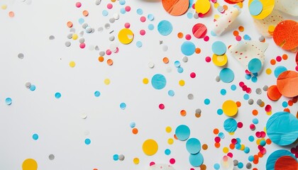 Colorful Confetti and Paper Art: Creative Concepts for Your Anniversary Celebration Party