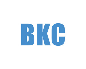 BKC Logo design vector template. BKC