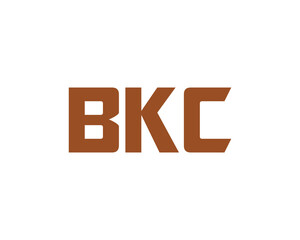 BKC Logo design vector template. BKC