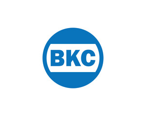 BKC Logo design vector template. BKC