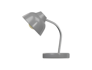 Table lamp icon 3d render illustration