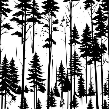 forest seamless pattern
