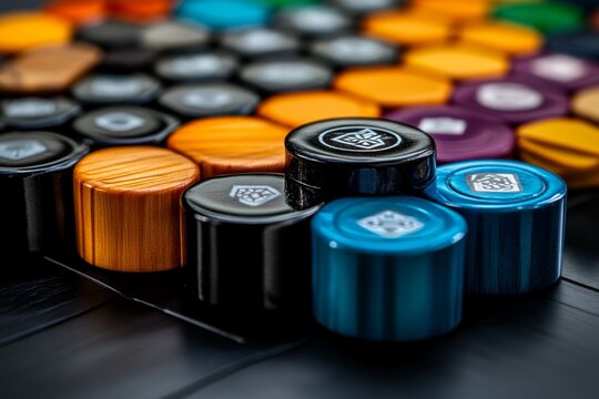 Board game, modular pieces, customizable board allows players to create their own unique game setup each time they play