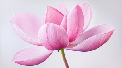 Fototapeta premium Petal Symmetry in Botanical Art, Examine how botanical artists depict the symmetry of flower petals in their work, capturing the intricate details.