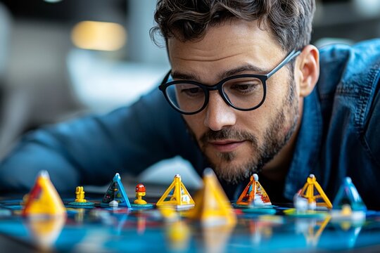 Board game, strategic thinking, complex decisions challenges players to outwit opponents with clever moves