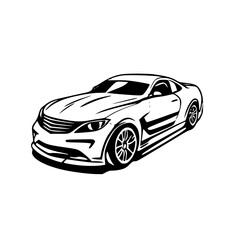 car isolated on white