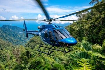 Civil helicopters, wildlife conservation, tracking animals monitor endangered species and support conservation efforts