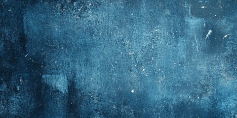 Fototapeta premium Urban blue grunge background texture featuring distressed paint splatters and scratches