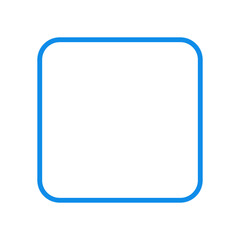 Blue square with transparent background