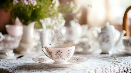 Victorian Tea Party with a Modern Twist: Lace, China, and Delightful Details