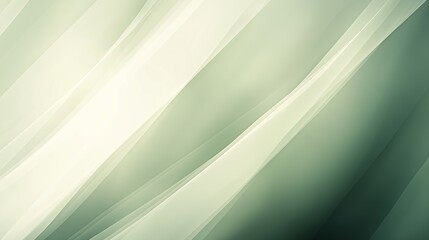 Obraz premium A light, gentle abstract background featuring smooth geometric shapes and gradients in white and green hues