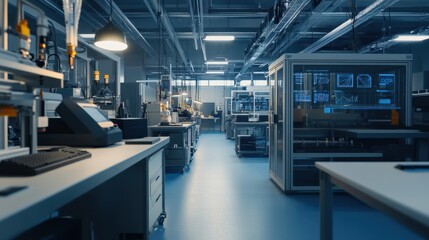 Bustling Commercial Kitchen with Modern Equipment