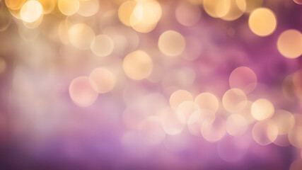 Fototapeta premium golden bokeh lights on a glittering surface.