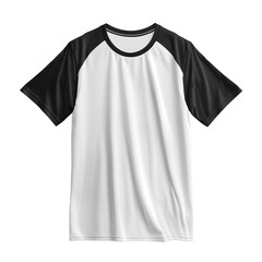 White T-Shirt with Black Sleeves