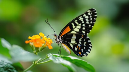 Obraz premium a butterfly named Bibasis miracula,beautiful,flying, --ar 16:9 --style raw --v 6.1 Job ID: 97fc2bfb-1f0d-4525-8e42-873d212258c6