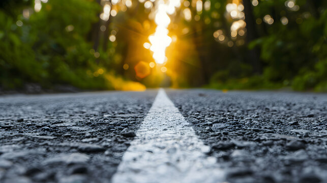 car driving on the road