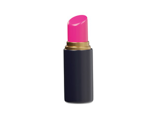 Lipstic icon 3d render illustration