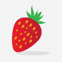 strawberry isolated on white background