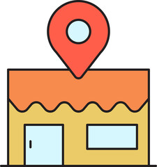 Shop Gps Location Icon
