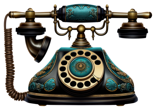 PNG Telephone electronics technology nostalgia. - Powered by Adobe