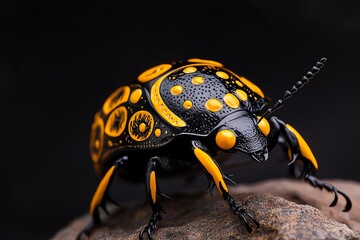 Fototapeta premium Beetles, ancient symbols, revered in history have been honored in art and culture for centuries