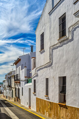 Charming Street View in Carrion de los Cespedes, Sevilla, Spain