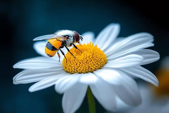 Flies and daisies, unnoticed helpers, pollinating flowers highlight the often-overlooked contributors to the ecosystem