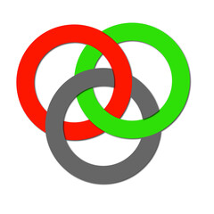 Print creative modern color full logo design