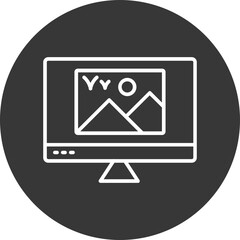 Monitor Vector Icon