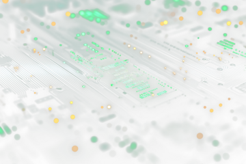 Transparent Abstract Binary Code Pattern