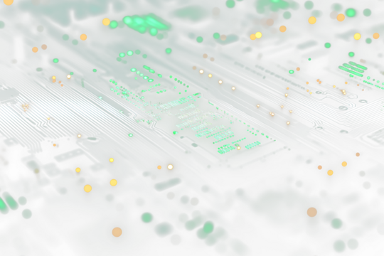 Transparent Abstract Binary Code Pattern