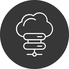 Cloud Storage Vector Icon