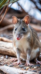 a bandicoot with beautiful natural background