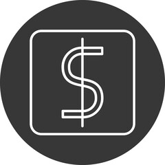 Dollar Symbol Vector Icon