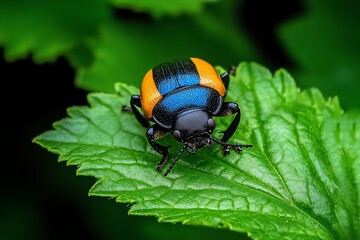 Beetles, hidden under leaves, secretive lives move silently in the undergrowth, unnoticed by most