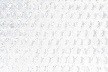 Plastic Bubble Wrap Texture on Transparent Background