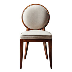 Fototapeta premium A Classic Upholstered Dining Chair, Ready to Grace Your Table