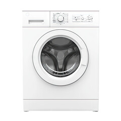 A Clean Slate: A Modern Front-Loading Washing Machine Ready for Laundry Day