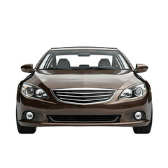 Sleek and Stylish: A Modern Sedan's Front View