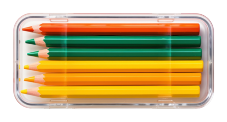 PNG Plastic stationary case pencil creativity.