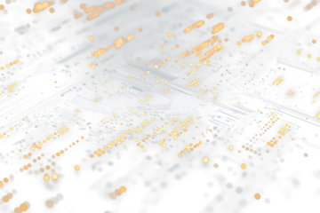 Computer Golden Color coding effect overlay , Abstract Coding Effect Overlay for Tech Designs