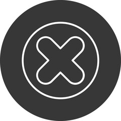 Fototapeta premium Cancel Vector Icon