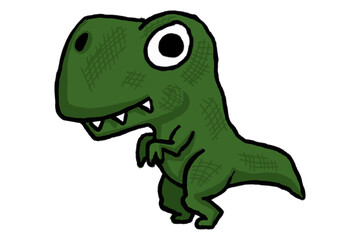 T Rex or tyrannosaurus rex Cartoon Character